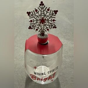 Wild Eye Designs “Making Spirits Bright” Stemless Wine Glass & Bottle Stopper